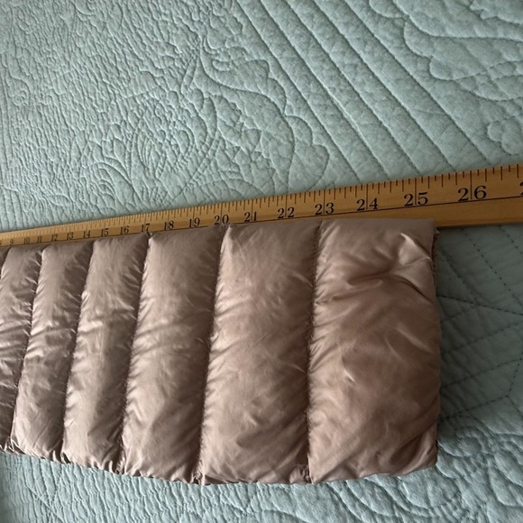 32 Degrees Down Packable Hooded Puffer Jacket Quilted Coat Women's Size L  Taupe - Picture 6 of 11